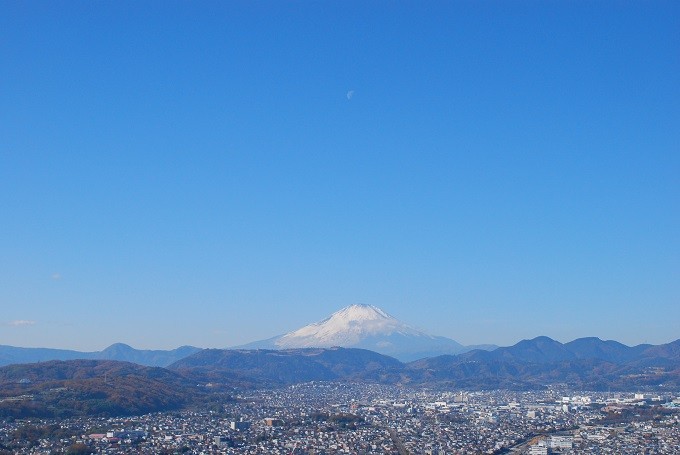 権現山から富士山を望む