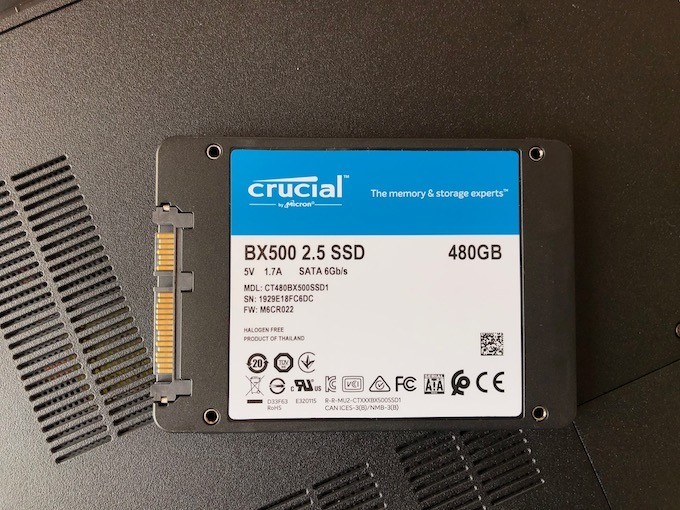 Crucial SSD 内蔵2.5インチ SATA接続 BX500 シリーズ 480GB 国内正規代理店品 