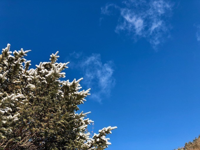 雪と青空の1週間