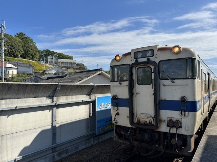 枕崎に到着したキハ47系