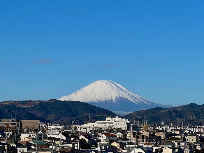 秦野から見る富士山