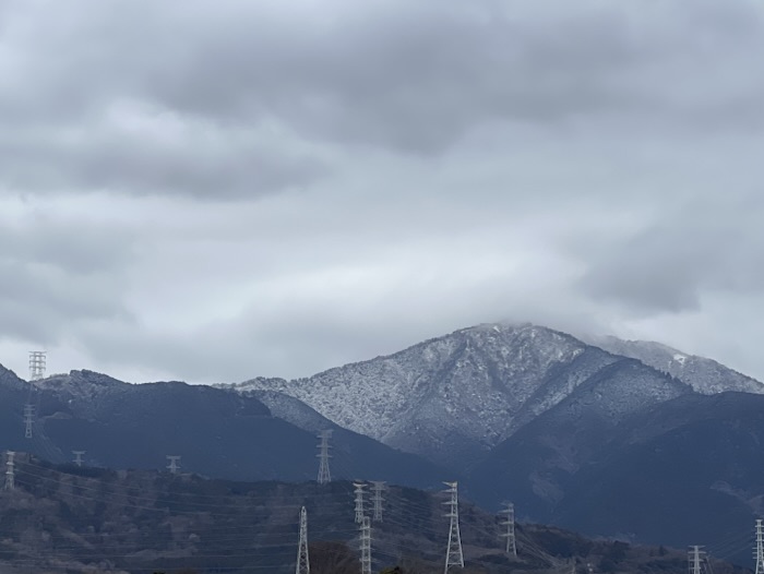 2025年2月3日、大山には雪