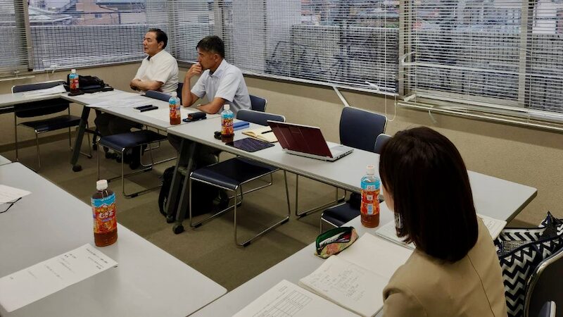 本町地区自治連合会との懇談会