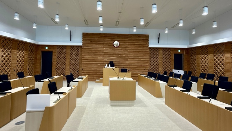 開成町議会議場