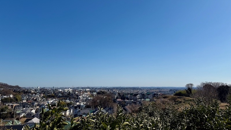 冬は青空が広がるけれど...